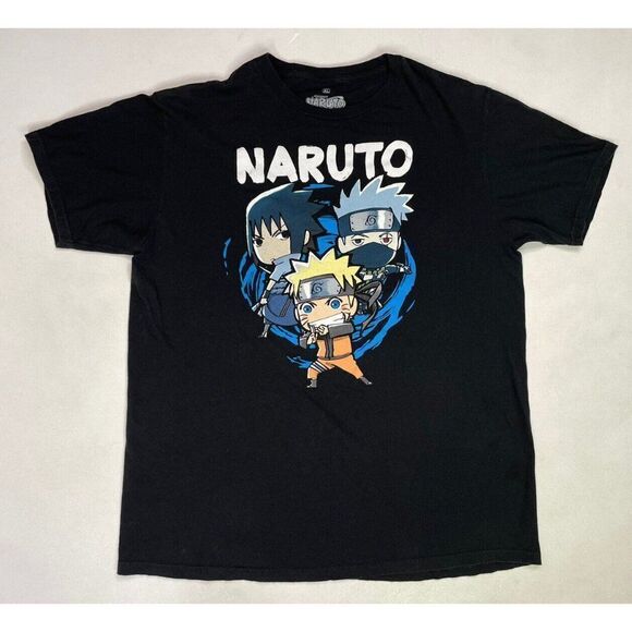 Ripple Junction Other - Naruto Shippuden Anime Graphic T-shirt Men Adult XL Black
